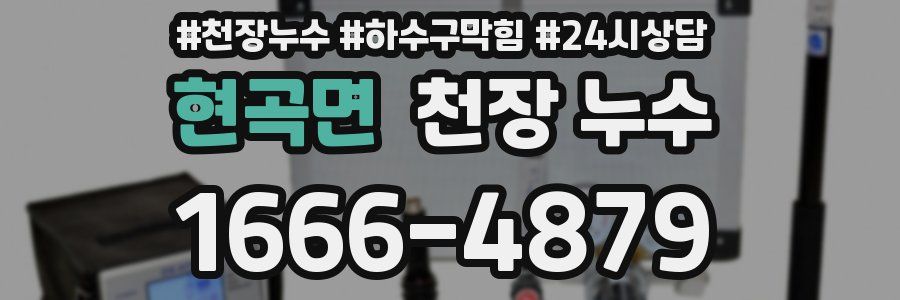 현곡면 천장 누수