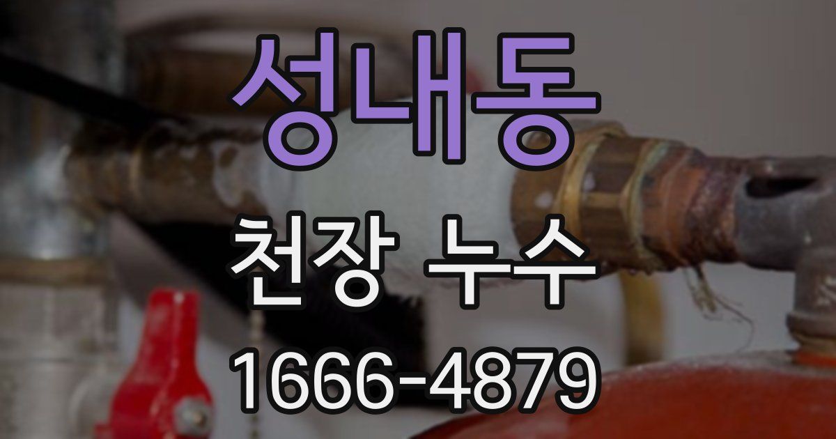 성내동 천장 누수