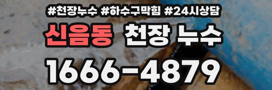 신음동 천장 누수