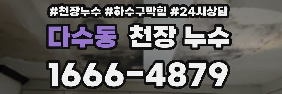 다수동 천장 누수