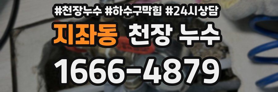 지좌동 천장 누수