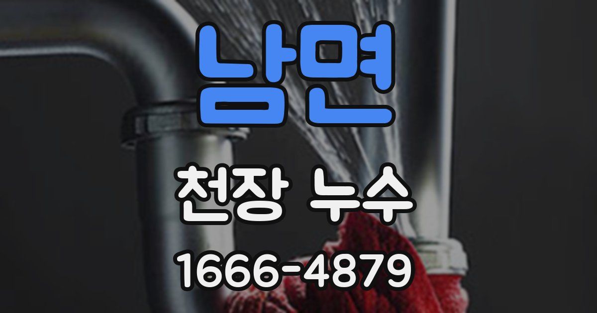 남면 천장 누수