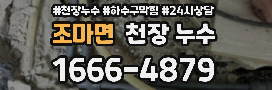 조마면 천장 누수