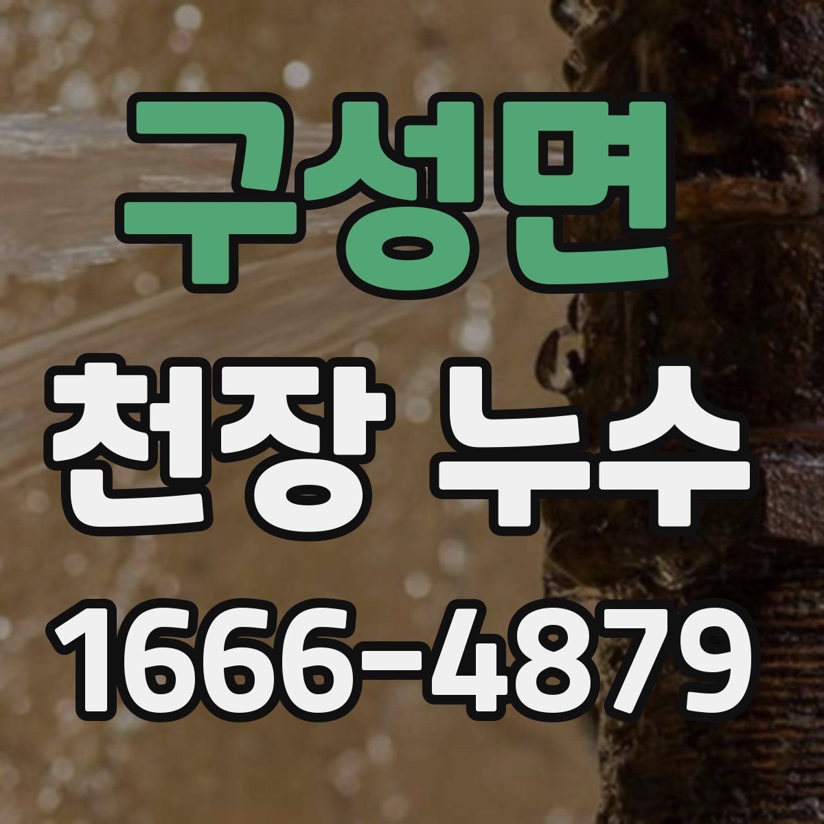 구성면 천장 누수