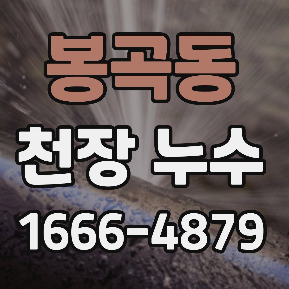 봉곡동 천장 누수