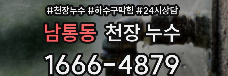 남통동 천장 누수