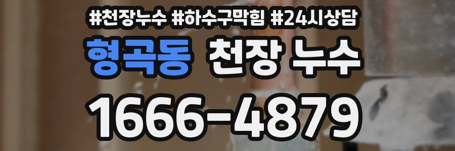 형곡동 천장 누수