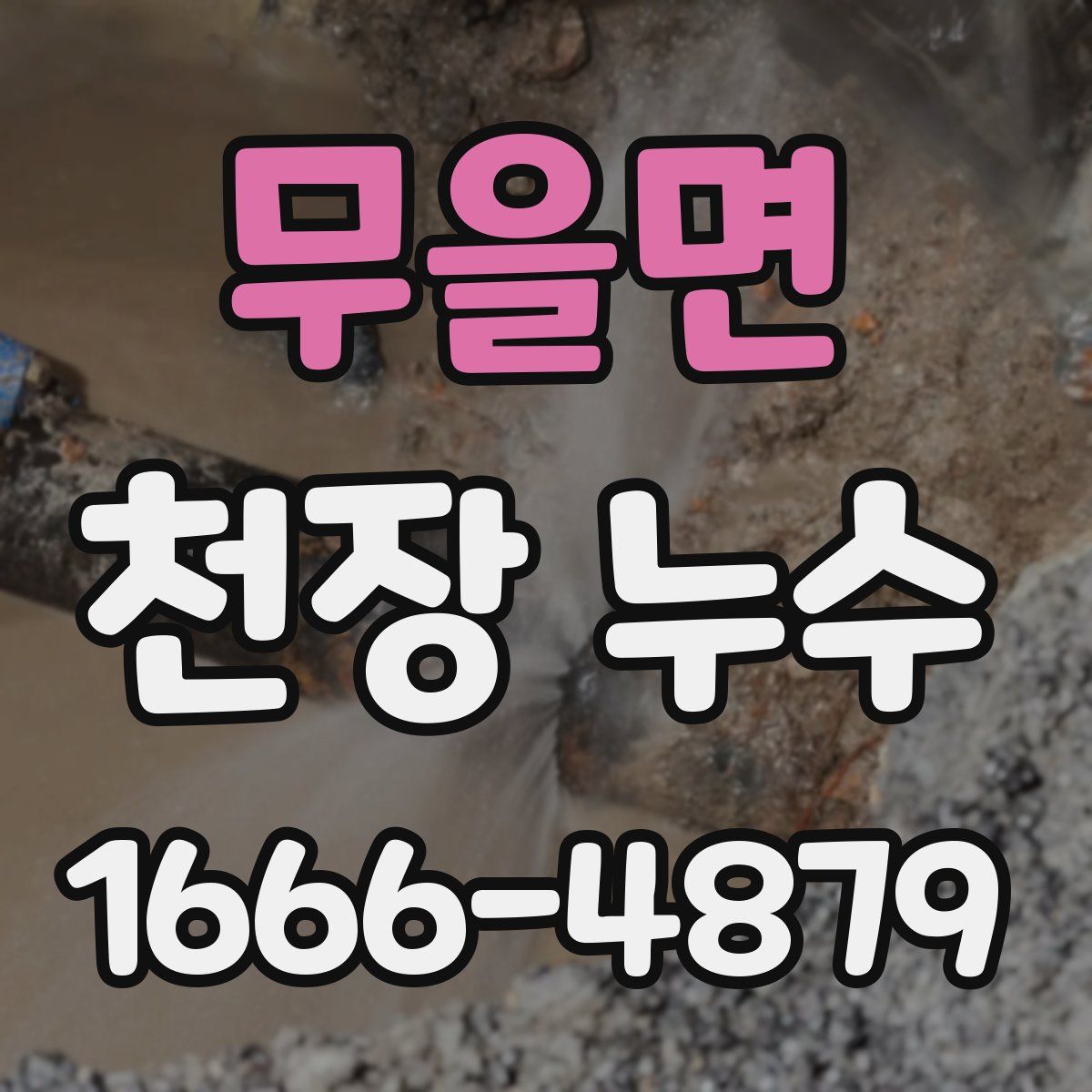 무을면 천장 누수