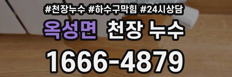 옥성면 천장 누수