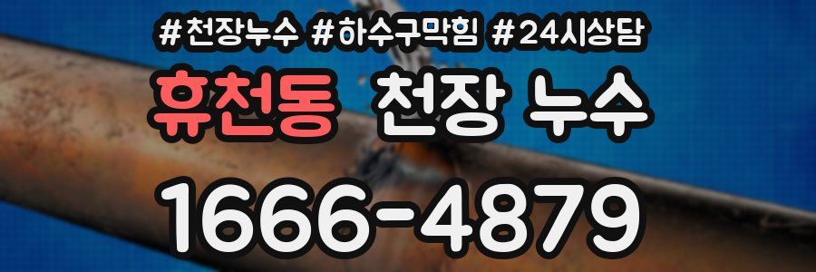 휴천동 천장 누수