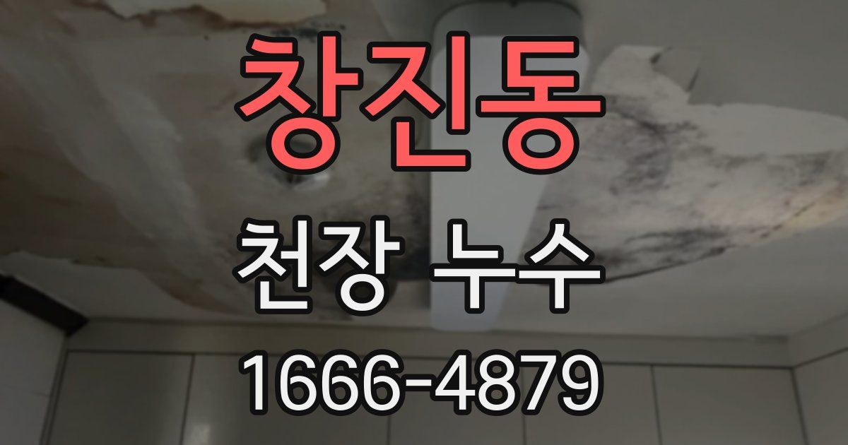 창진동 천장 누수