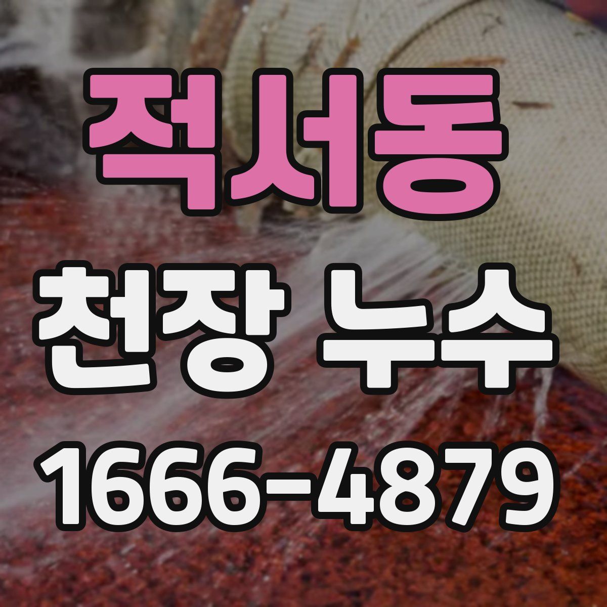 적서동 천장 누수