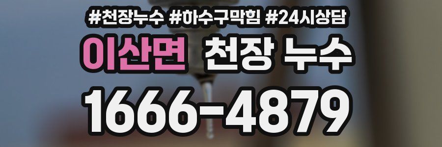 이산면 천장 누수