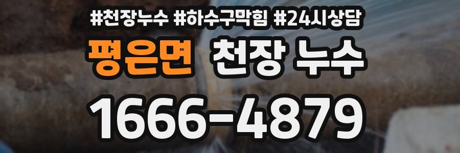 평은면 천장 누수