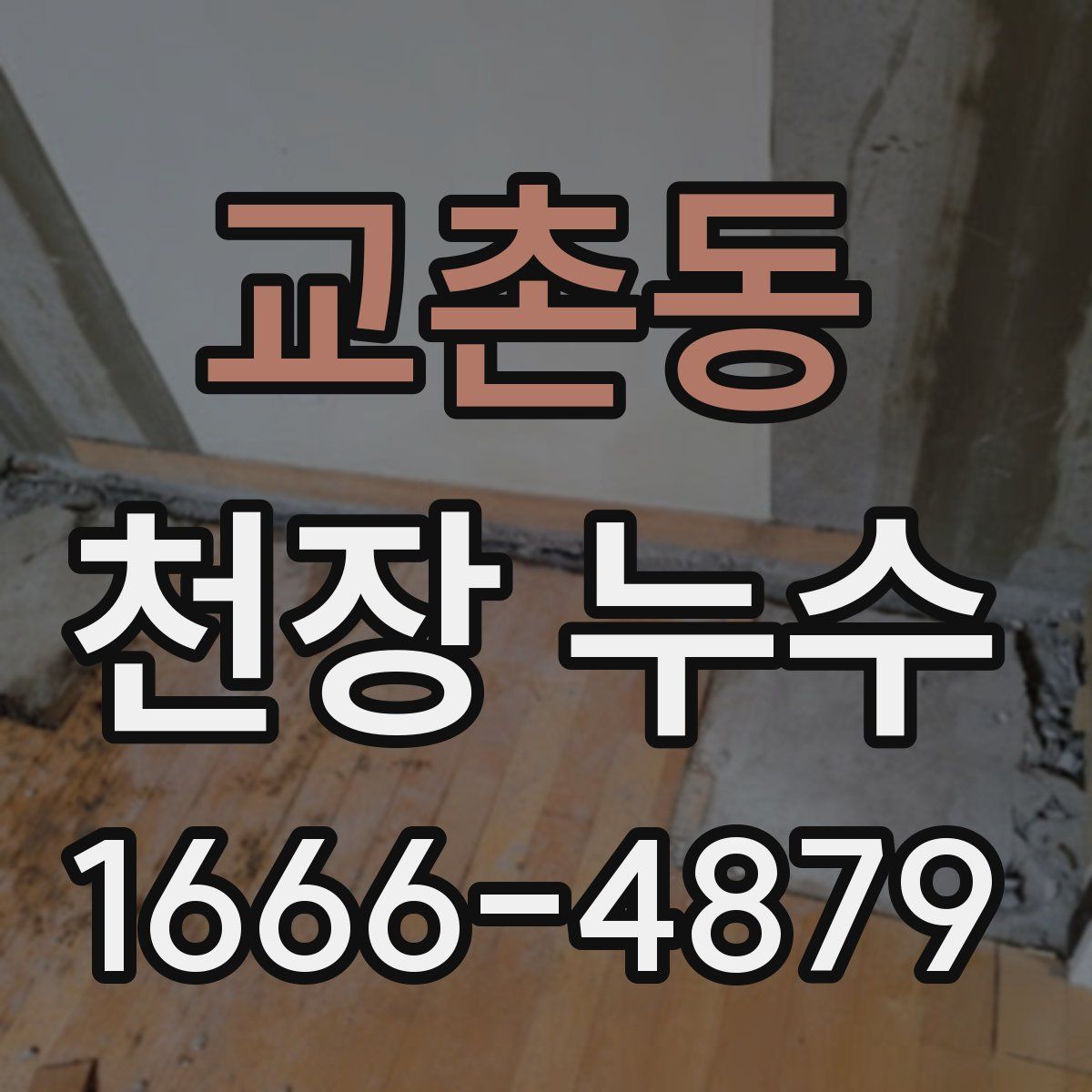 교촌동 천장 누수