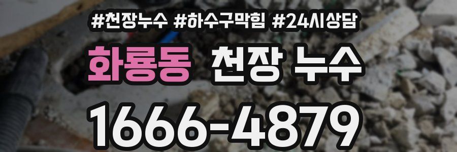 화룡동 천장 누수