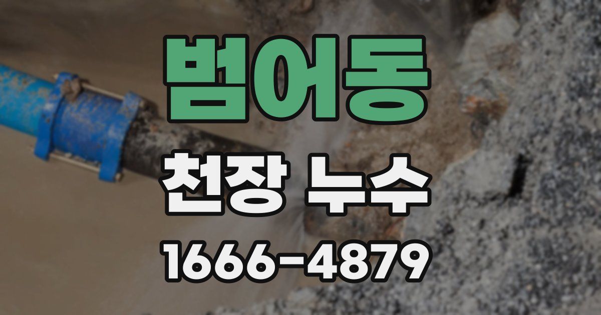 범어동 천장 누수