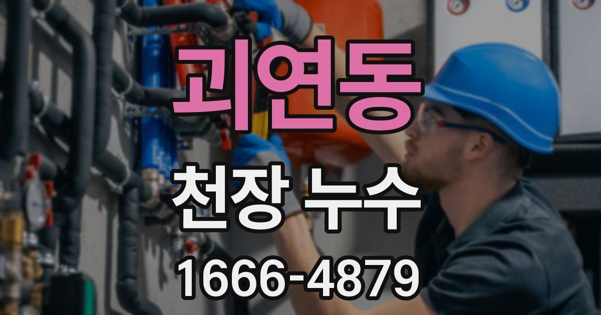 괴연동 천장 누수