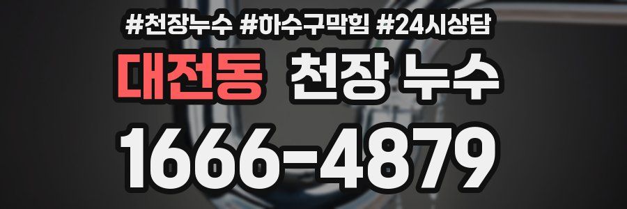 대전동 천장 누수