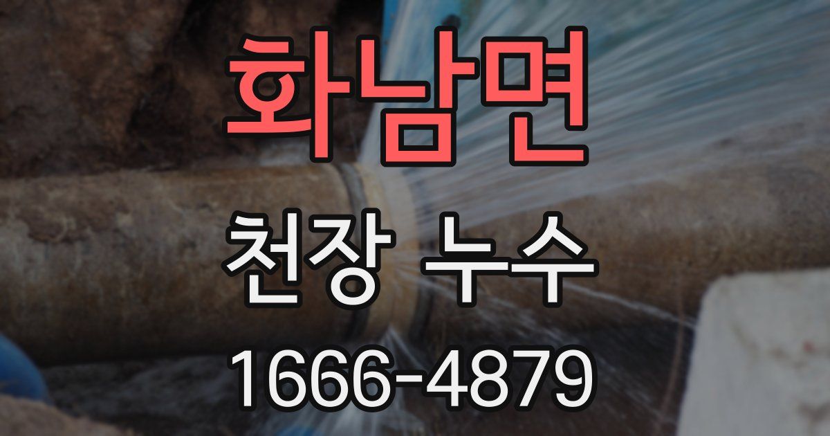 화남면 천장 누수