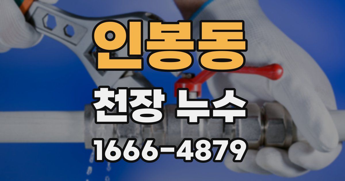 인봉동 천장 누수