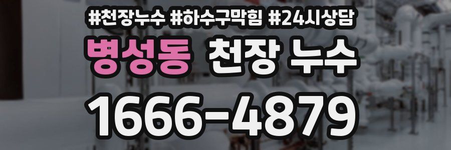 병성동 천장 누수