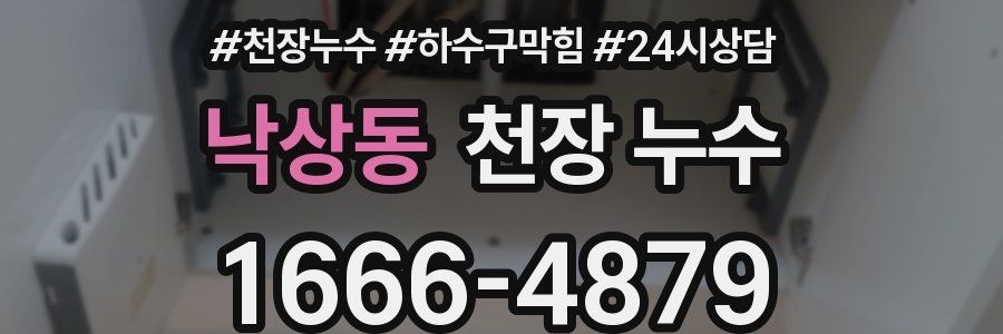 낙상동 천장 누수