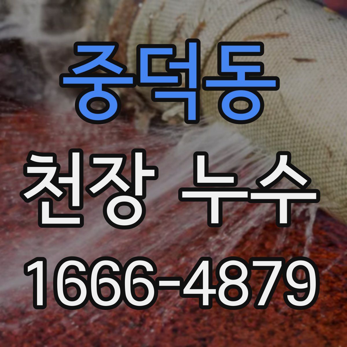 중덕동 천장 누수