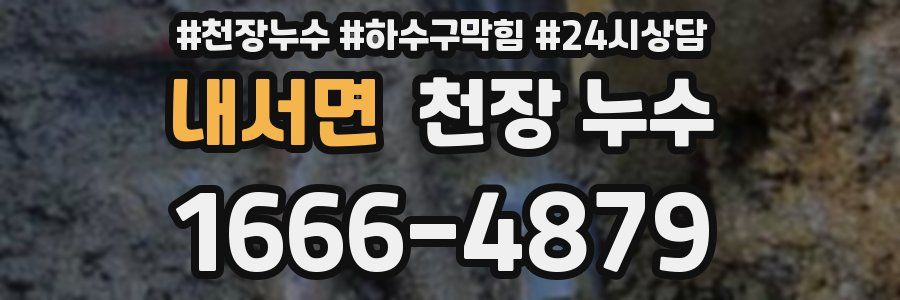 내서면 천장 누수