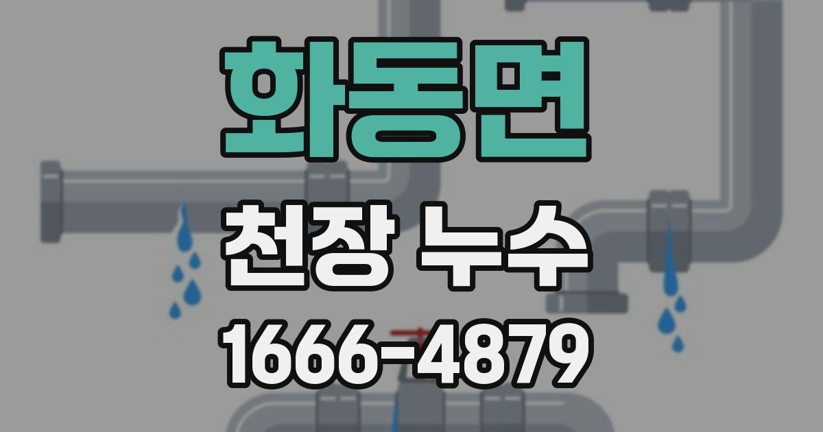 화동면 천장 누수