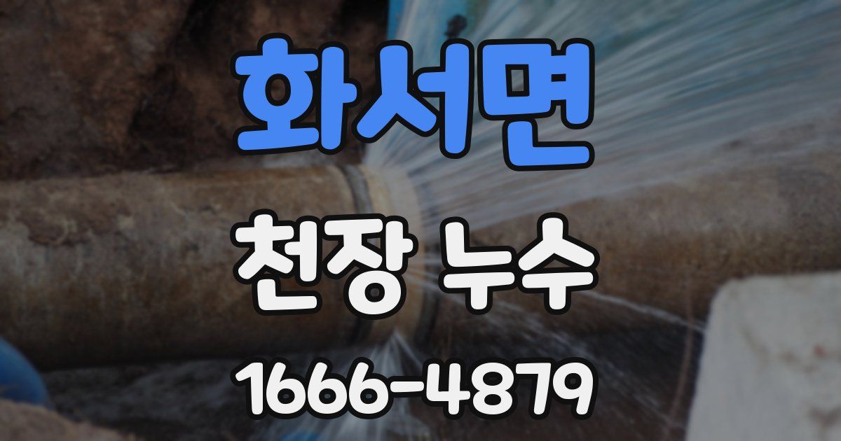 화서면 천장 누수