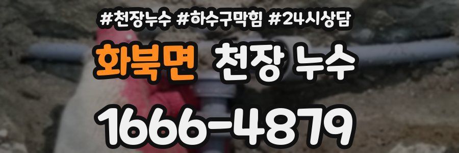 화북면 천장 누수