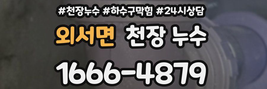 외서면 천장 누수