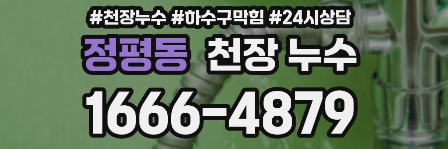 정평동 천장 누수