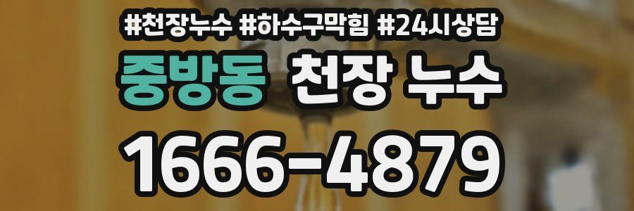 중방동 천장 누수