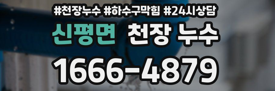 신평면 천장 누수