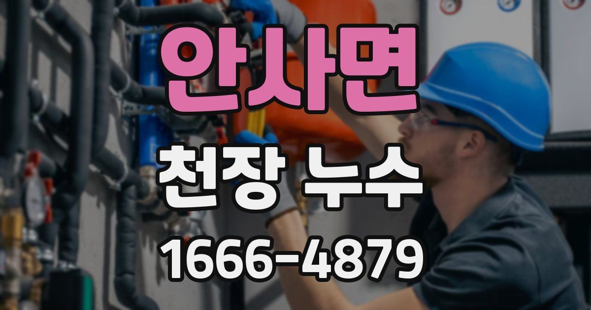 안사면 천장 누수