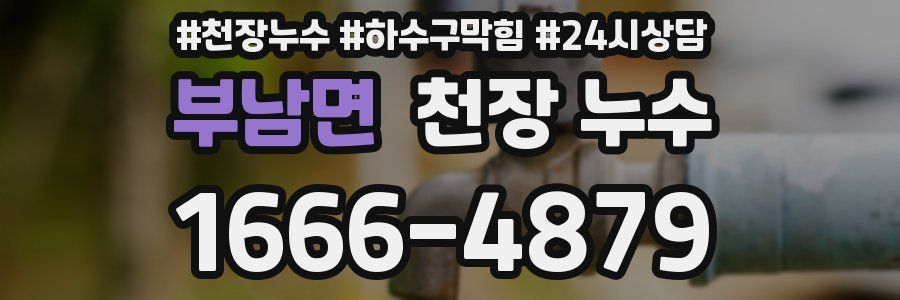 부남면 천장 누수