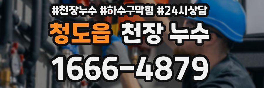 청도읍 천장 누수