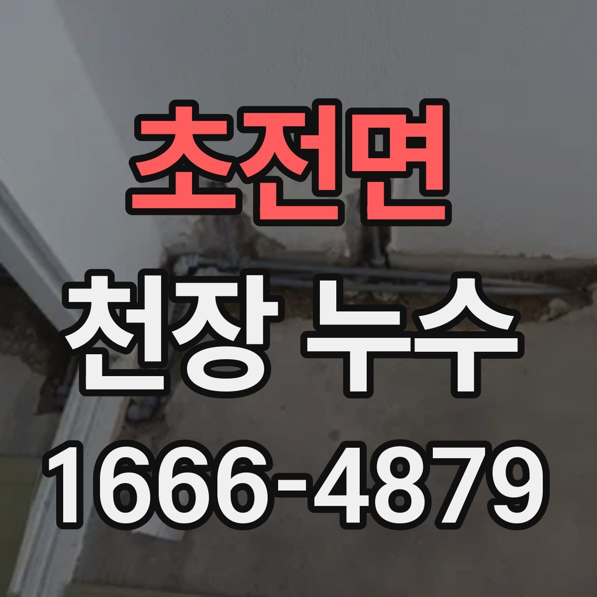 초전면 천장 누수