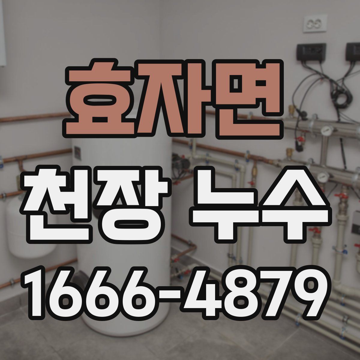 효자면 천장 누수