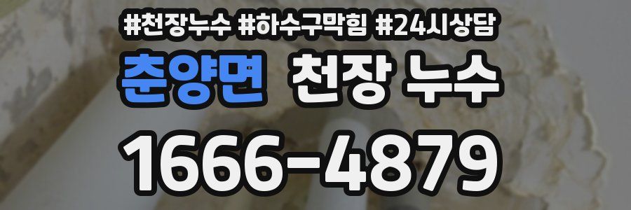 춘양면 천장 누수