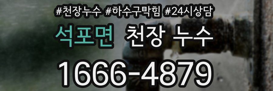 석포면 천장 누수