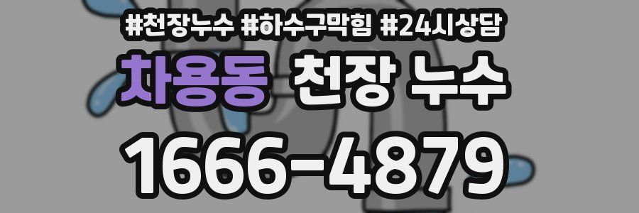 차용동 천장 누수