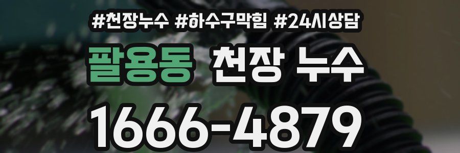 팔용동 천장 누수