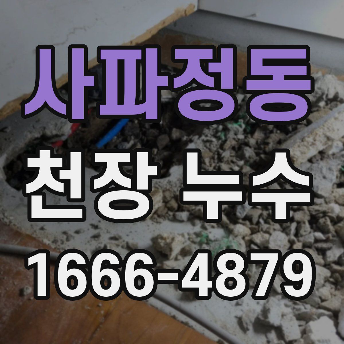 사파정동 천장 누수