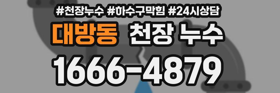 대방동 천장 누수