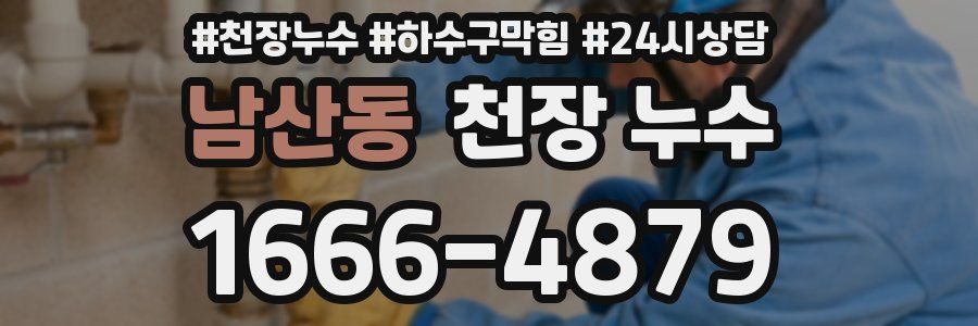 남산동 천장 누수