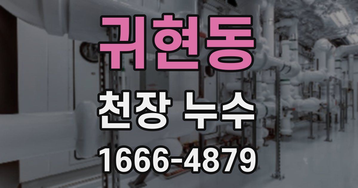 귀현동 천장 누수