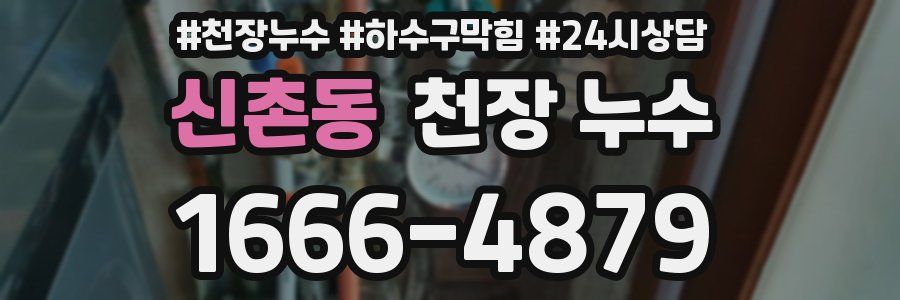 신촌동 천장 누수